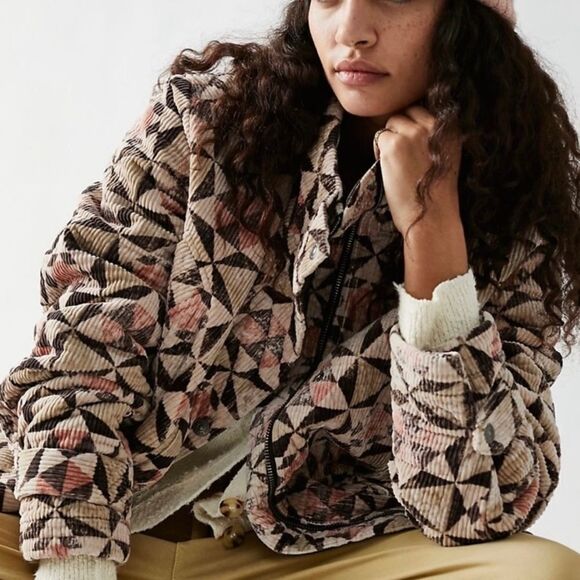 Free People Rustic Cord Parka Jacket Size S - Picture 2 of 11